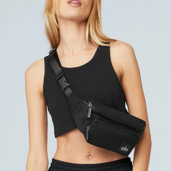 ALO Yoga Black Crossbody Bag - Picture 1 of 7